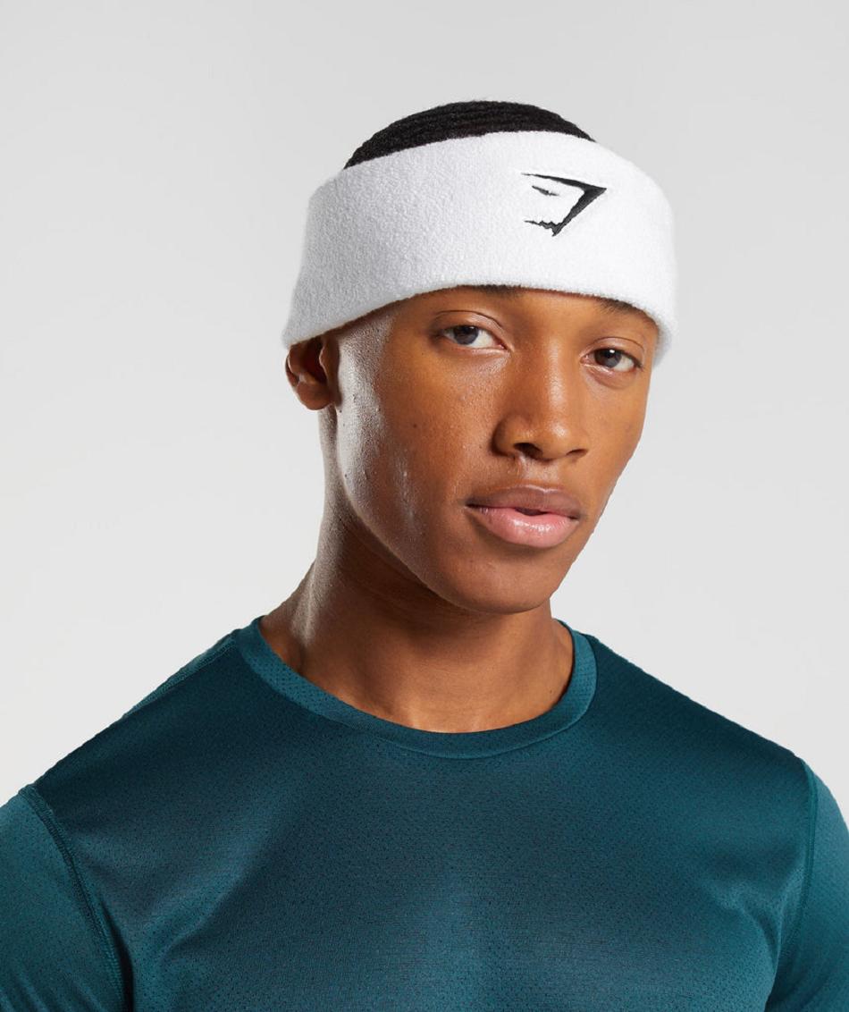 Equipo Gymshark Sharkhead Headband Hombre Blancas | CO 3994AHK